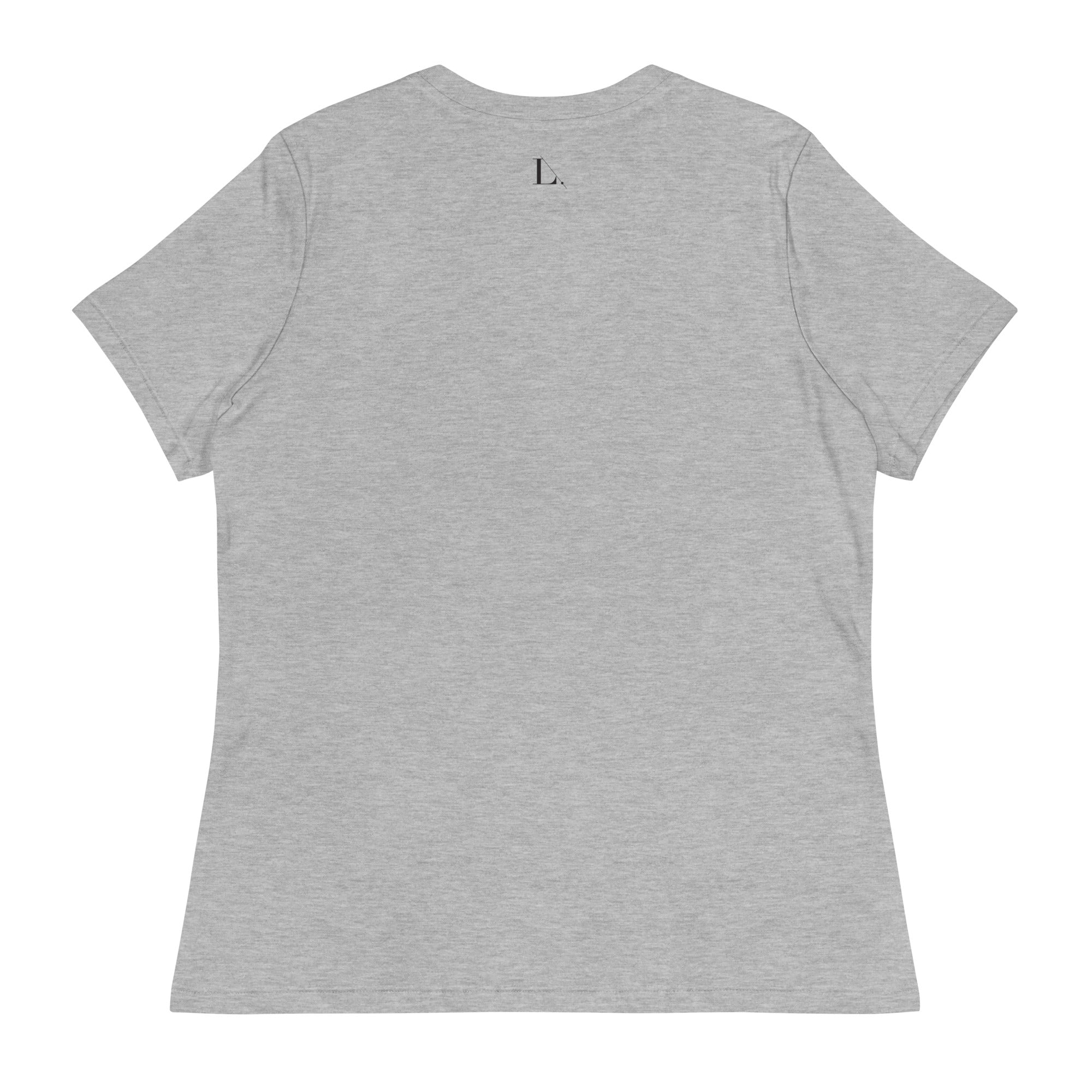 The Journey is the Joy - Women's Relaxed T-Shirt in Athletic Heather and White